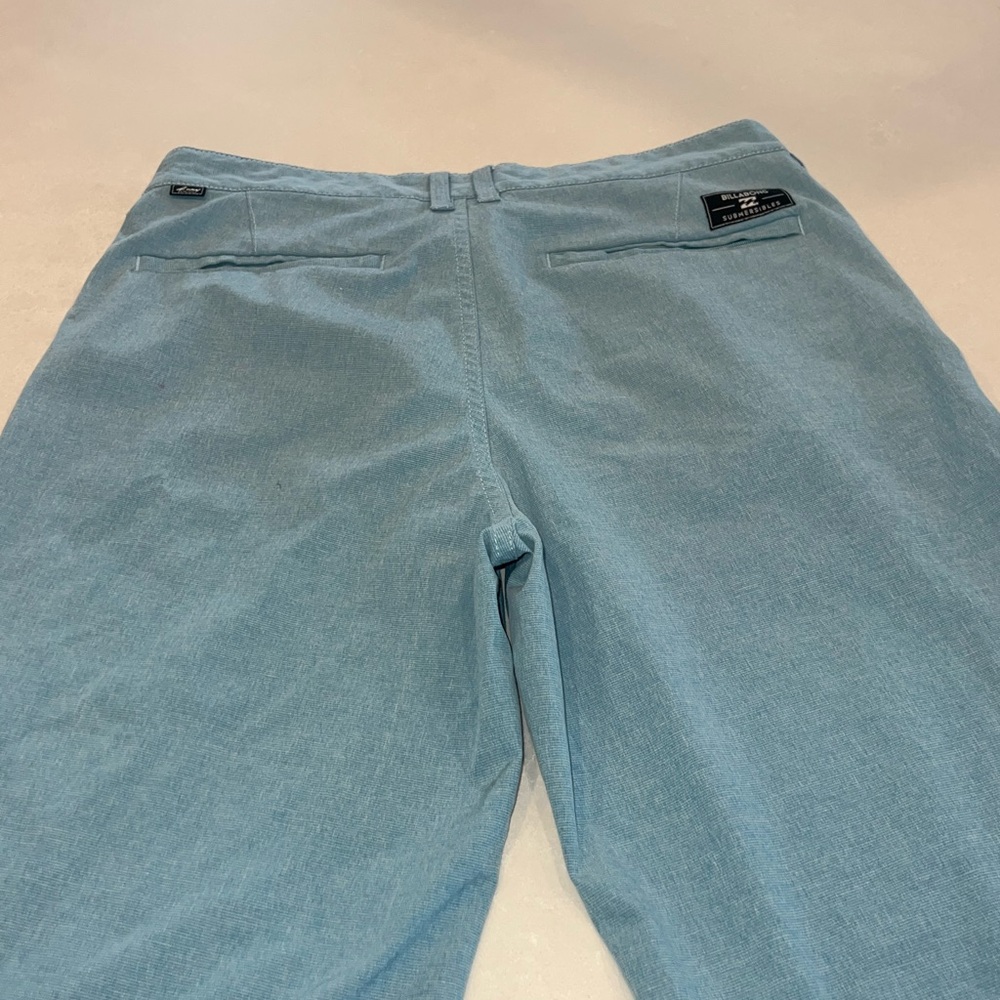 Billabong Blue Flat Front Shorts Lightweight Casual - Picture 7 of 9